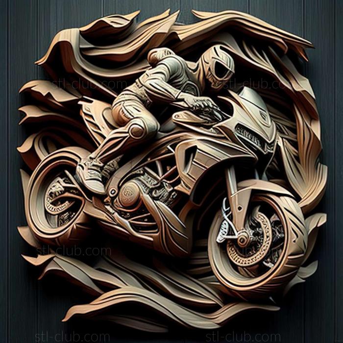 3D модель Ducati Hypermotard 950 (STL)